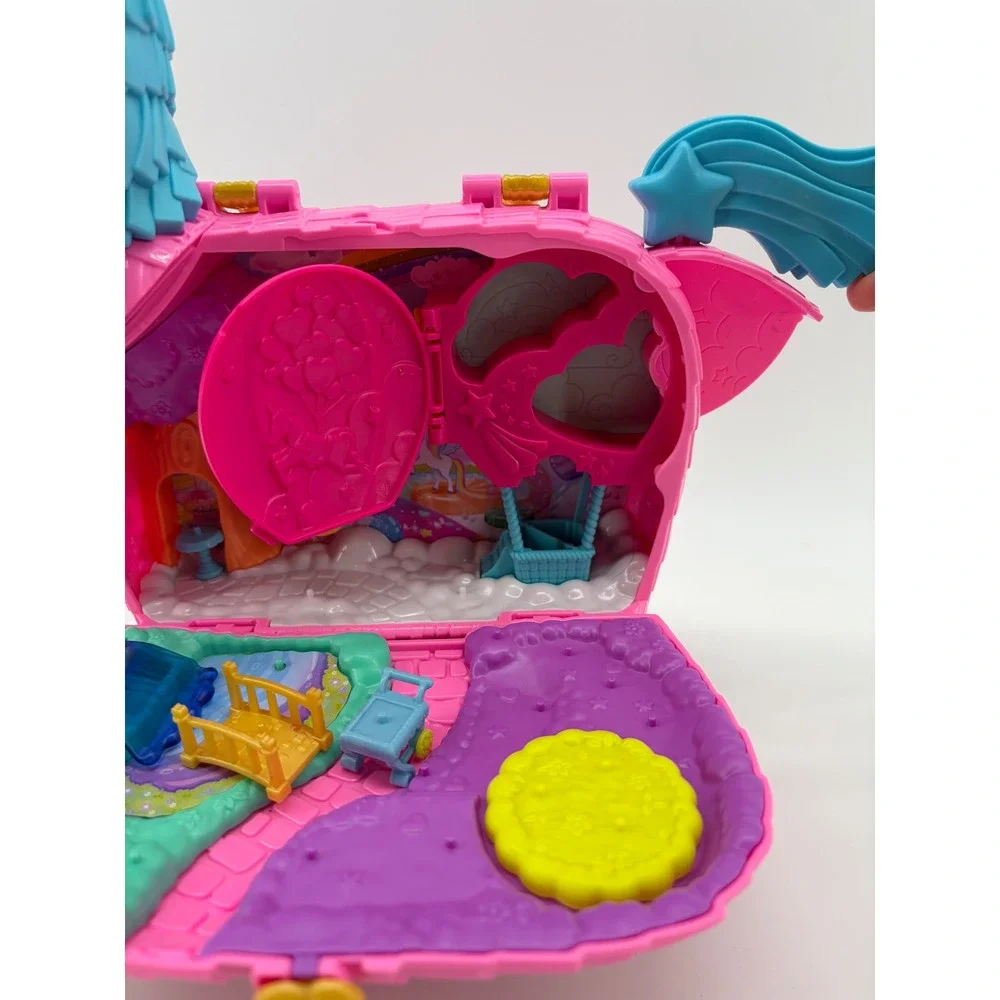 Polly Pocket‎ Unicorn Party Piñata Playset Kids OS Pink Blue HWP07 Mattel 2023